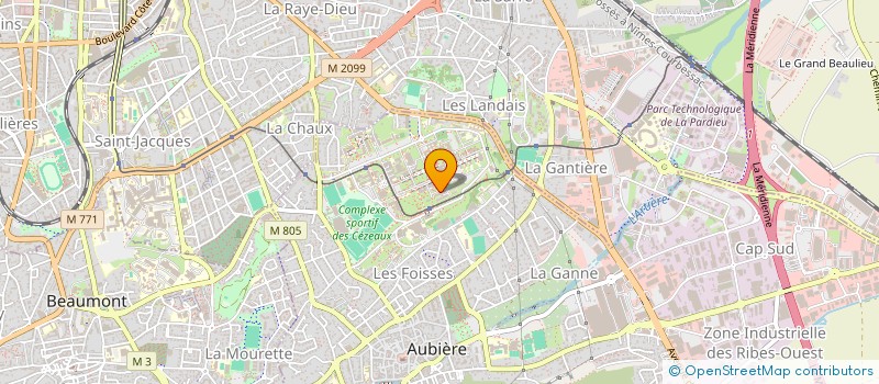 localisation de l'entreprise ASSOCIATION DES MASTERS INTERNATIONNAUX GLOQUAL ET PLANT SCIENCE  AUBIERE