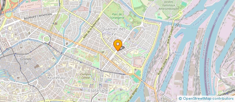 localisation de l'entreprise ASSOCIATION DES MASTERS PROFESSIONNELS DU CEIPI à STRASBOURG