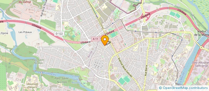 localisation de l'entreprise ASSOCIATION DES MAURITANIENS DES PAYS DE LA LOIRE - AMPL à ANGERS