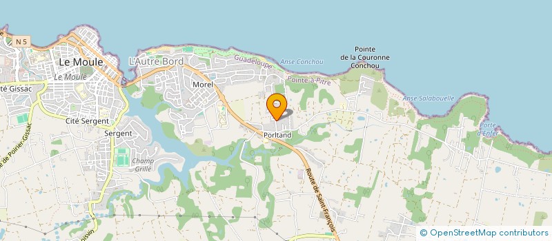 localisation de l'entreprise ASSOCIATION DES MAYOLEURS DU MOULE à LE MOULE