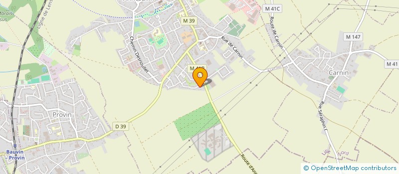 localisation de l'entreprise ASSOCIATION DES MEDAILLES ET DECORES DU TRAVAIL D'ANNOEULLIN ET SES ENVIRONS  ANNULLIN