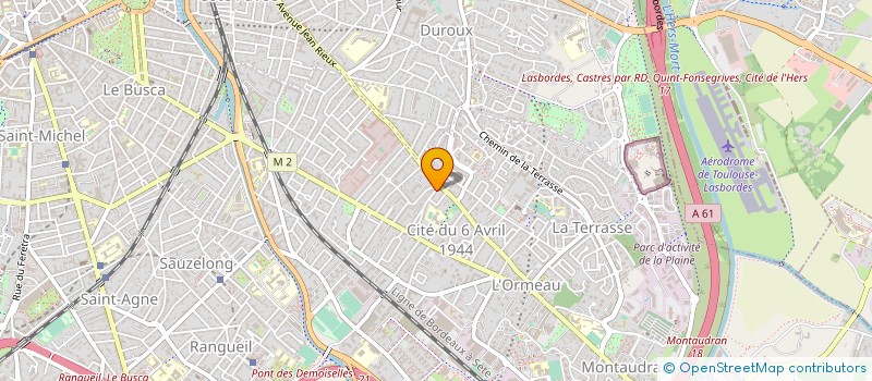 localisation de l'entreprise ASSOCIATION DES MEDECINS COUREURS DE FOND à TOULOUSE
