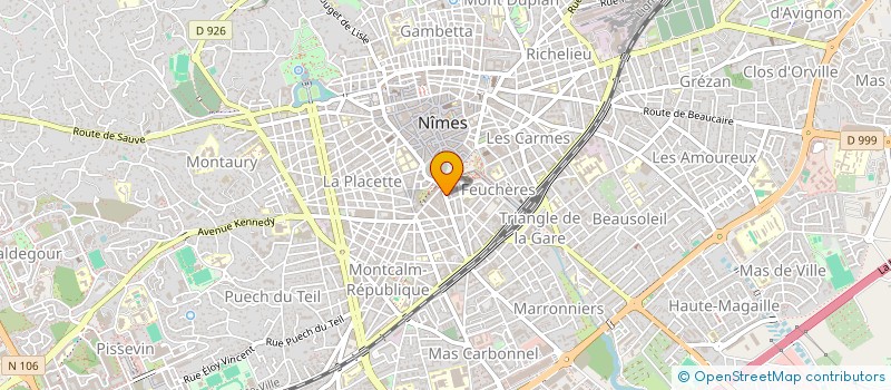 localisation de l'entreprise ASSOCIATION DES MEDECINS DE CIRCUIT DU GARD  NIMES