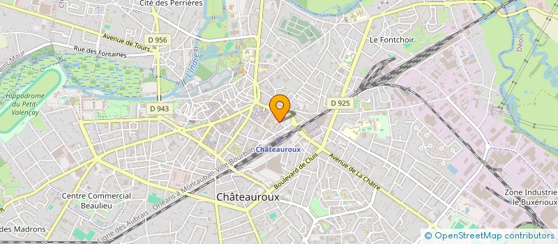 localisation de l'entreprise ASSOCIATION DES MEDECINS DE LA MAISON MEDICALE DE GARDE DE CHATEAUROUX à CHATEAUROUX