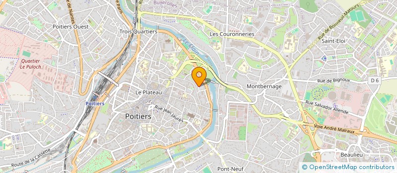 localisation de l'entreprise ASSOCIATION DES MEDECINS DE LA REPRODUCTION DE POITIERS à POITIERS