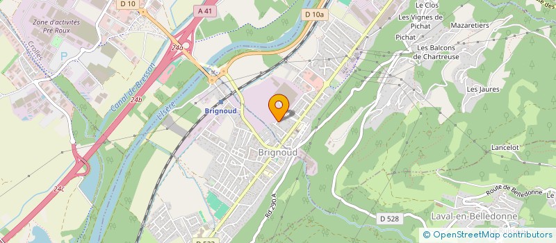 localisation de l'entreprise ASSOCIATION DES MEDECINS DU GRESIVAUDAN  FROGES