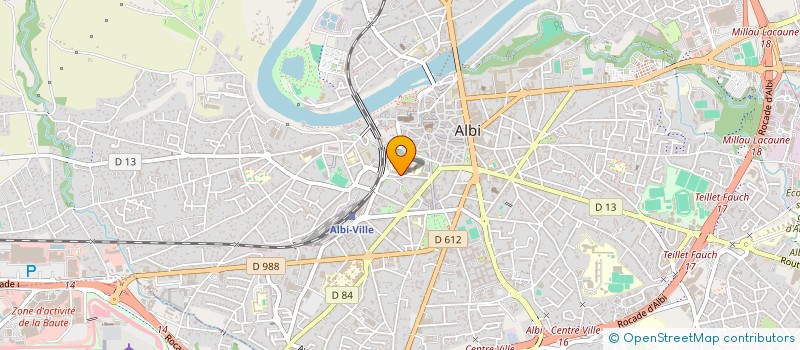 localisation de l'entreprise ASSOCIATION DES MEDECINS EFFECTEURS DE LA PDSA DU TARN NORD à ALBI