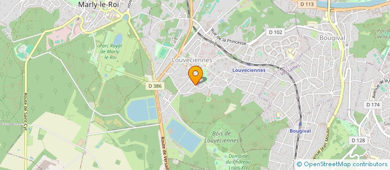 localisation de l'entreprise ASSOCIATION DES MEDECINS ET DES INFIRMIERS DES CMA  LOUVECIENNES