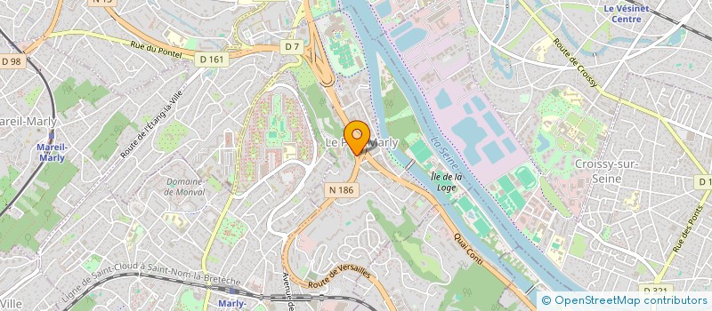 localisation de l'entreprise ASSOCIATION DES MEDECINS GENERALISTES ENSEIGNANTS DE LA FACULTE DE MEDECINE DE PARIS OUEST  MONTIGNY-LE-BRETONNEUX