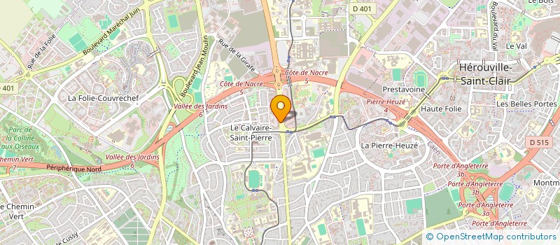 localisation de l'entreprise ASSOCIATION DES MEDECINS REGULATEURS DU CENTRE 15 14 (AMRC 15-14)  CAEN