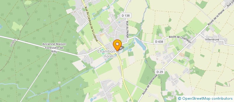 localisation de l'entreprise ASSOCIATION DES MEDECINS REGULATEURS GENERALISTES 45 AMRG 45 à CHAMBON-LA-FORET