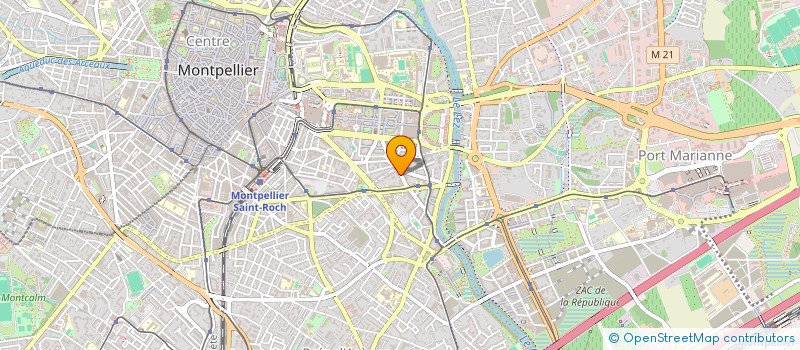 localisation de l'entreprise ASSOCIATION DES MEDECINS REGULATEURS LIBERAUX DE L'HERAULT à MONTPELLIER