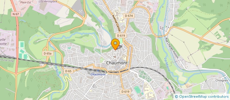 localisation de l'entreprise ASSOCIATION DES MEDECINS REGULATEURS LIBERAUX DE LA PERMANENCE DES SOINS DE LA HAUTE-MARNE REGULIB 52 à CHAUMONT