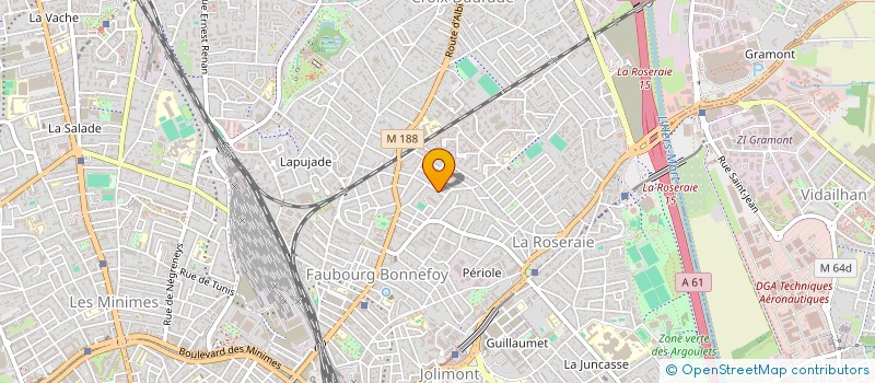 localisation de l'entreprise ASSOCIATION DES MEDECINS RETRAITES  TOULOUSE