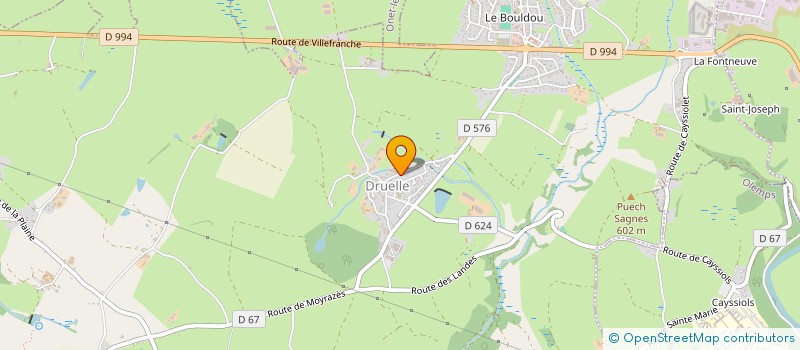 localisation de l'entreprise ASSOCIATION DES MEILLEURS OUVRIERS DE FRANCE  DRUELLE BALSAC