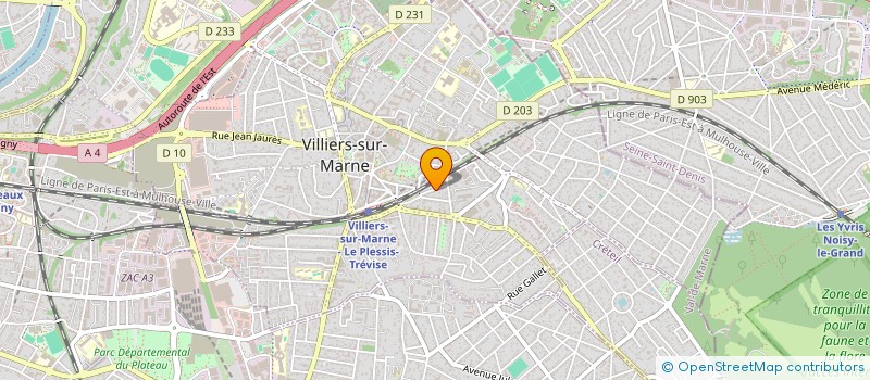 localisation de l'entreprise ASSOCIATION DES MEMBRES D'IPERNITY  VILLIERS-SUR-MARNE