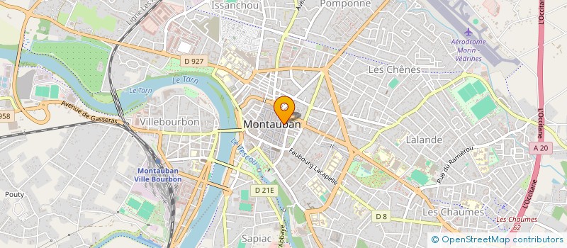 localisation de l'entreprise ASSOCIATION DES MEMBRES DE L'ORDRE DES PALMES ACADEMIQUES (A.M.O.P.A.), SECTION DE TARN-ET-GARONNE.  MONTAUBAN