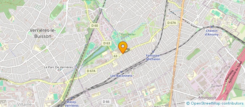 localisation de l'entreprise ASSOCIATION DES MEMBRES DE LA CHORALE HOSANA EN EUROPE (AMHE) à ANTONY