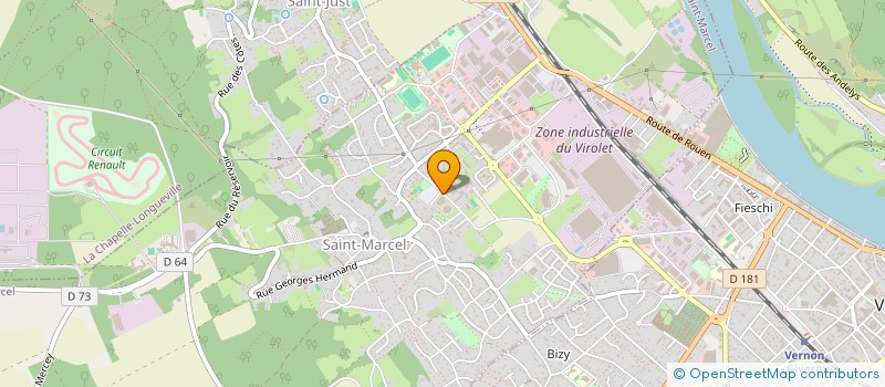 localisation de l'entreprise ASSOCIATION DES MEMBRES DU CLUB DES PRERETRAITES ET RETRAITES DE SAINT-MARCEL  SAINT-MARCEL