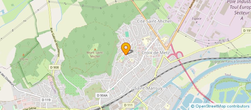 localisation de l'entreprise ASSOCIATION DES MEMBRES DU MINISTERE DE LA JUSTICE 54 LOISIRS  TOUL