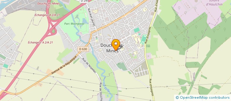 localisation de l'entreprise ASSOCIATION DES MERCREDIS SYMPAS à DOUCHY-LES-MINES