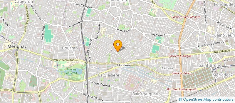 localisation de l'entreprise ASSOCIATION DES METIERS D'ART ET DE CREATION AQUITAINS  BORDEAUX