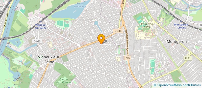 localisation de l'entreprise ASSOCIATION DES METIERS SOLIDAIRES à VIGNEUX-SUR-SEINE