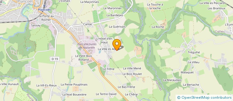 localisation de l'entreprise ASSOCIATION DES METTEURS EN OEUVRE DE MANUSCRITS  PLANCOET