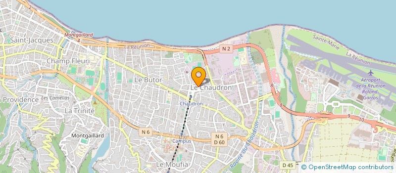localisation de l'entreprise ASSOCIATION DES MILITANTS POUR UNE ESPERANCE REUNIONNAISE à SAINT-DENIS