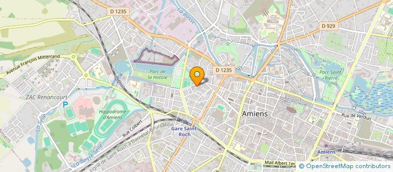 localisation de l'entreprise ASSOCIATION DES MONITEURS DE SECOURISME DE L'UNION DEPARTEMENTALE DES SAPEURS POMPIERS à AMIENS