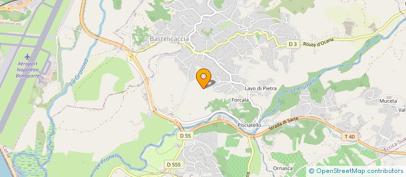 localisation de l'entreprise ASSOCIATION DES MONITEURS SECOURISME 2A à BASTELICACCIA