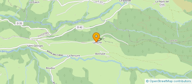 localisation de l'entreprise ASSOCIATION DES MONTAGNES DE PLANTADE à SAINT-PROJET-DE-SALERS