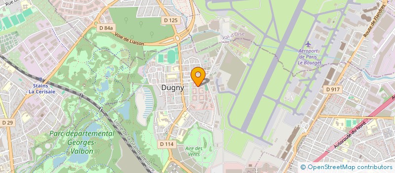 localisation de l'entreprise ASSOCIATION DES MOTOCYCLISTES DE L'ESCORTE PRESIDENTIELLE  DUGNY