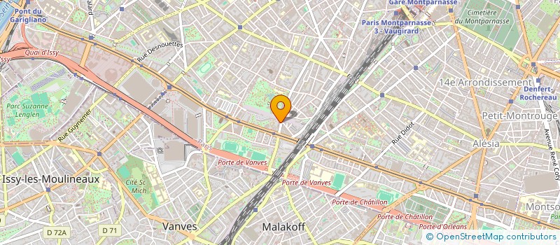 localisation de l'entreprise ASSOCIATION DES MOURIDES DE FRANCE  PARIS