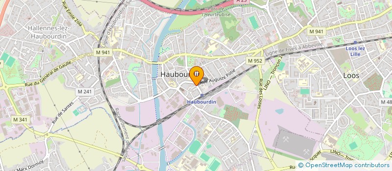 localisation de l'entreprise ASSOCIATION DES MOUTATCHOUS à HAUBOURDIN