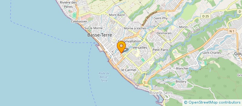 localisation de l'entreprise ASSOCIATION DES MUGUETS à BASSE-TERRE