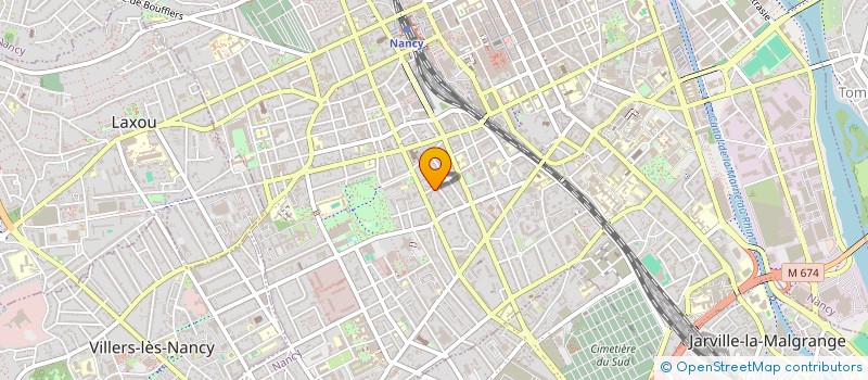 localisation de l'entreprise ASSOCIATION DES MURAILLERS DE LORRAINE  NANCY