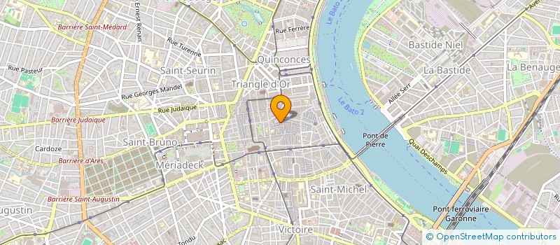 localisation de l'entreprise ASSOCIATION DES MUSICIENS AMATEURS BORDEAUX GIRONDE  BORDEAUX