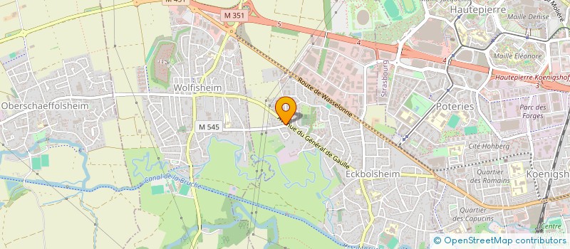 localisation de l'entreprise ASSOCIATION DES MUSICIENS AMATEURS D'ALSACE  MUNDOLSHEIM