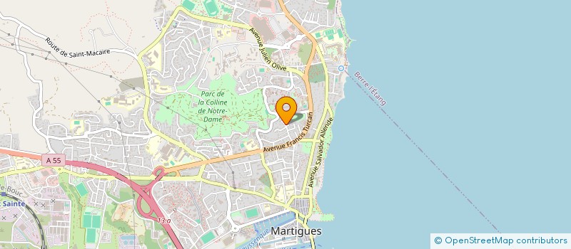 localisation de l'entreprise ASSOCIATION DES MUSICIENS AMATEURS DE PROVENCE PAYS D'AIX  MARTIGUES