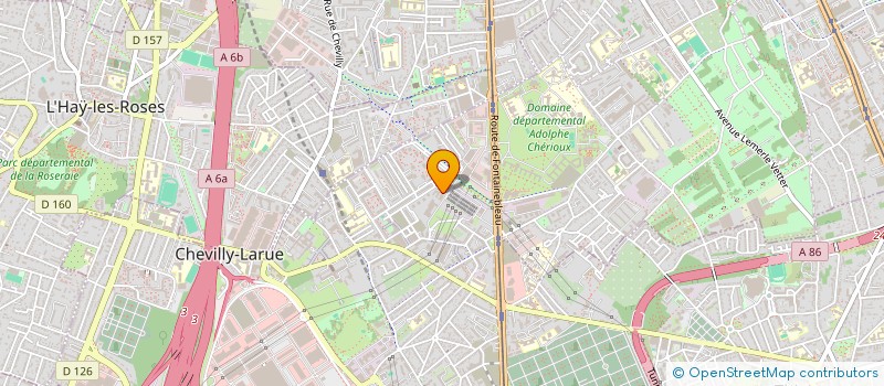 localisation de l'entreprise ASSOCIATION DES MUSULMANS DE CHEVILLY LARUE  CHEVILLY-LARUE