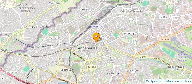 localisation de l'entreprise ASSOCIATION DES MUSULMANS DE L'AGGLOMERATION ANNEMASSIENNE  ANNEMASSE