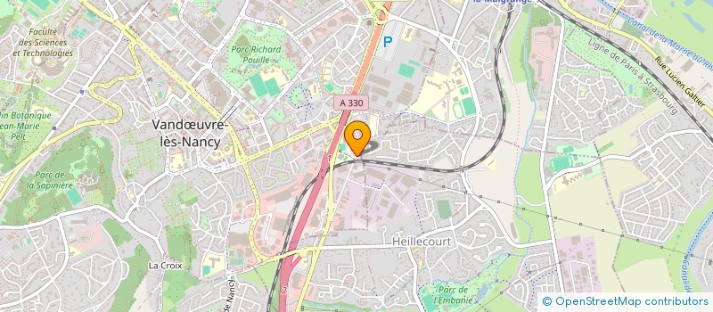 localisation de l'entreprise ASSOCIATION DES MUSULMANS DE LORRAINE  VANDUVRE-LES-NANCY