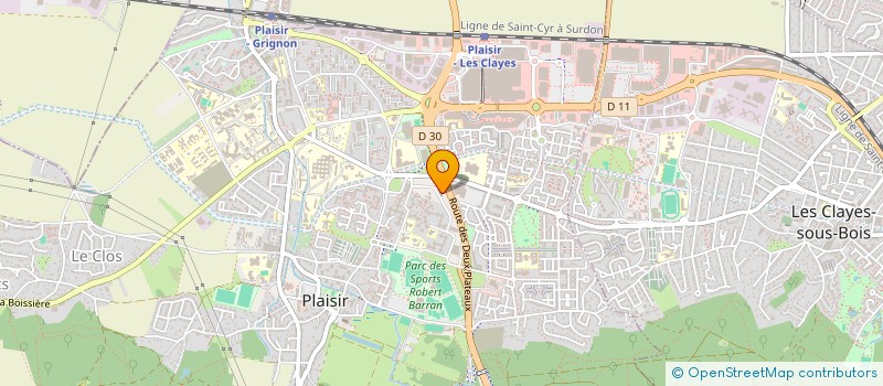 localisation de l'entreprise ASSOCIATION DES MUSULMANS DE PLAISIR à PLAISIR