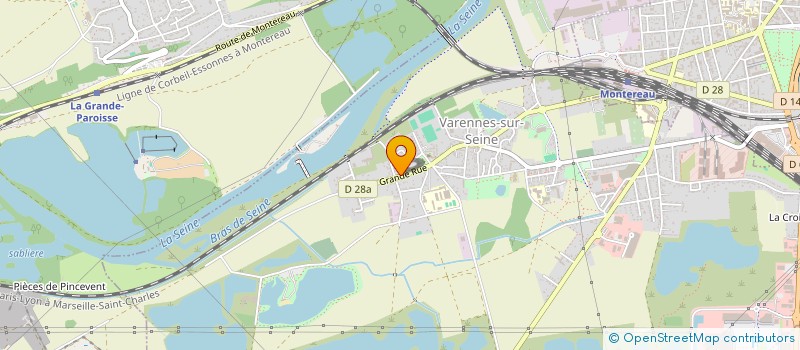 localisation de l'entreprise ASSOCIATION DES MUSULMANS DE VARENNES  VARENNES-SUR-SEINE