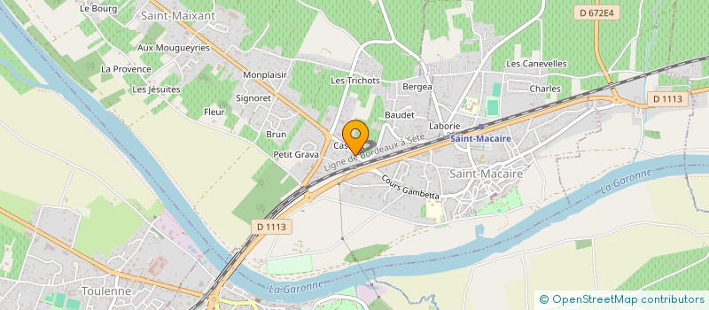 localisation de l'entreprise ASSOCIATION DES MUSULMANS DU LANGONNAIS (A.M.L.)  SAINT-MAIXANT