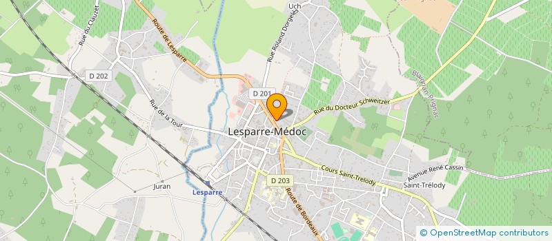 localisation de l'entreprise ASSOCIATION DES MUSULMANS DU NORD DE MEDOC  LESPARRE-MEDOC
