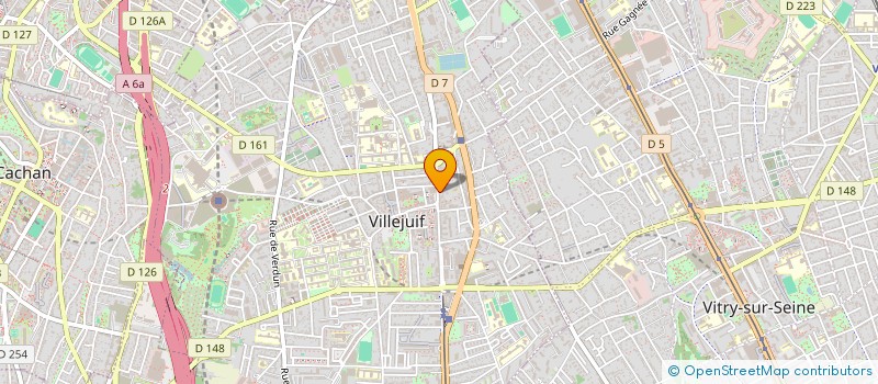 localisation de l'entreprise ASSOCIATION DES MUSULMANS DU VAL DE BIEVRE A.M.V.A.B  VILLEJUIF