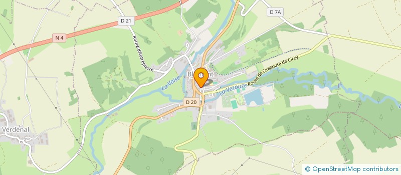 localisation de l'entreprise ASSOCIATION DES MUTILES COMBATTANTS ET VICTIMES DE GUERRE  BLAMONT