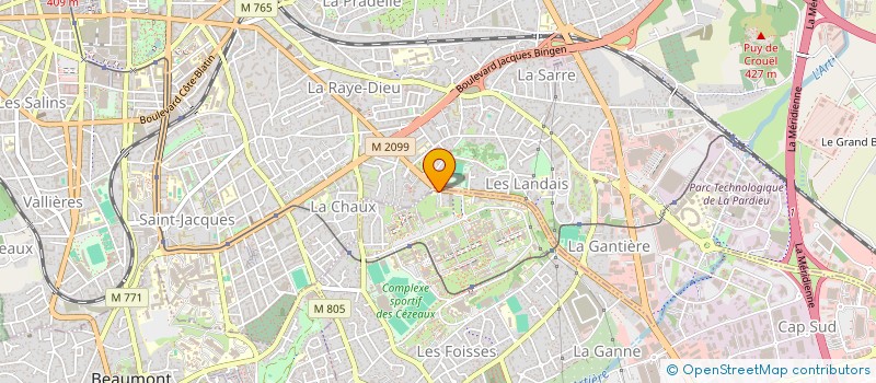 localisation de l'entreprise ASSOCIATION DES NATURALISTES D'AUVERGNE à AUBIERE